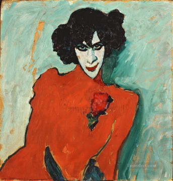  expressionism - portrait of alexander sakharoff 1909 Alexej von Jawlensky Expressionism
